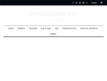 Tablet Screenshot of peninsulapress.com